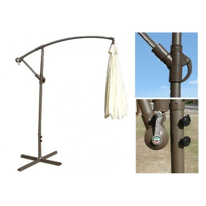 Chan 1653  ομπρέλα 3m - 8 ακτίνες άξονες: 48mm, με μανιβέλα