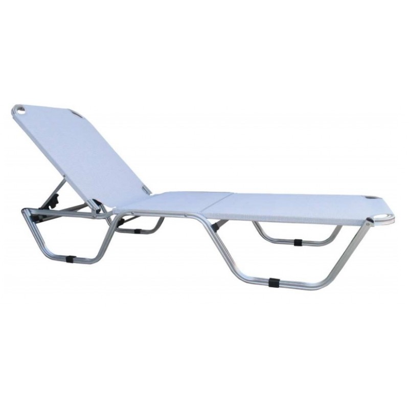 BLIOUMIS   5229 G   Ξαπλώστρα αλουμινίου  Με σωλήνα 25 * 25 mm και πάχος 1,5 mm 195x60x30