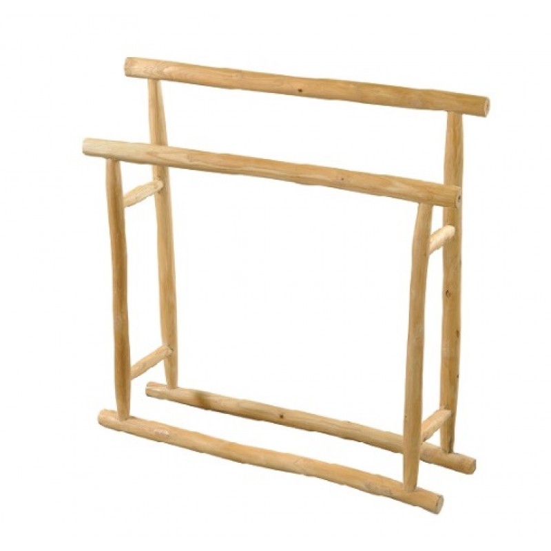 Κρεμάστρα  ξύλινη Teak  90 ΜΗΚΟΣ Χ 26ΒΑΘΟΣ Χ 75 /95 ΥΨΟΣ . - JK 122177