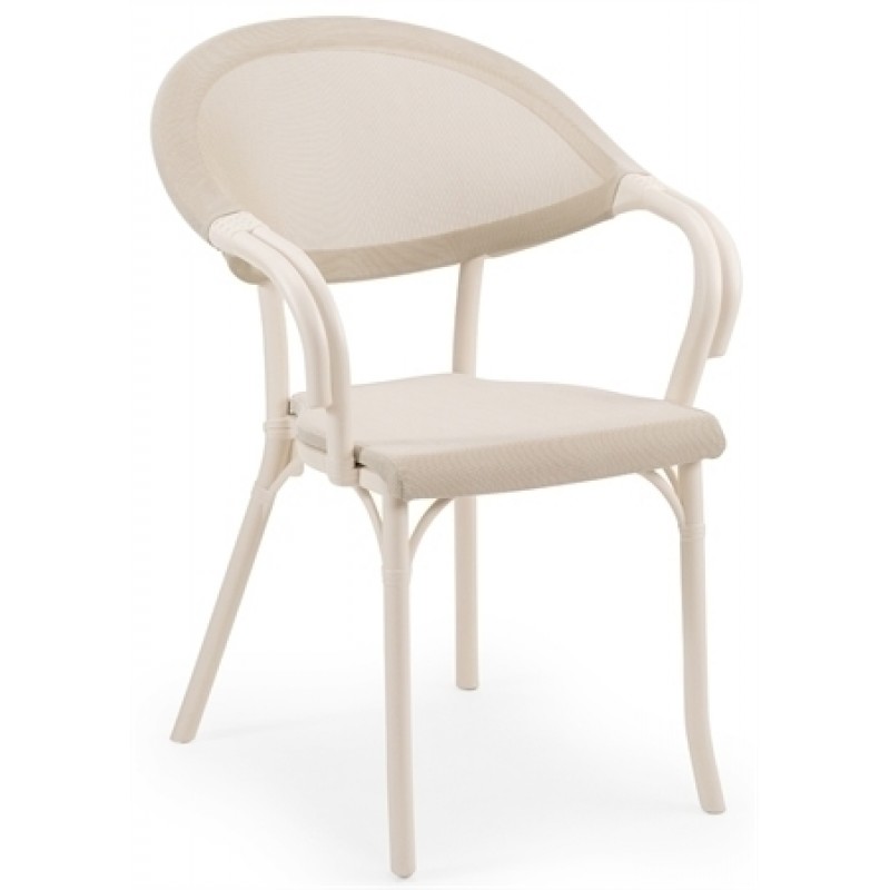 Πολυθρόνα 43x57x83(44) Tilia Flash-Ν Κρεμ-Καπουτσίνο