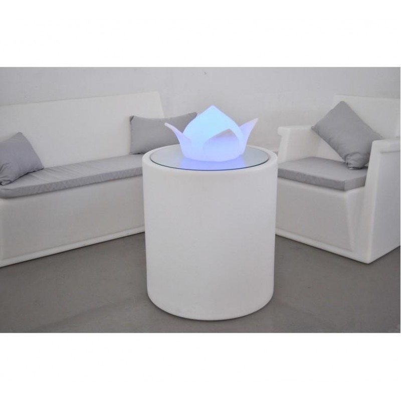 “VIDA” Modum Ø43x23cm Λευκό 0706-0220 - Τραπεζακι