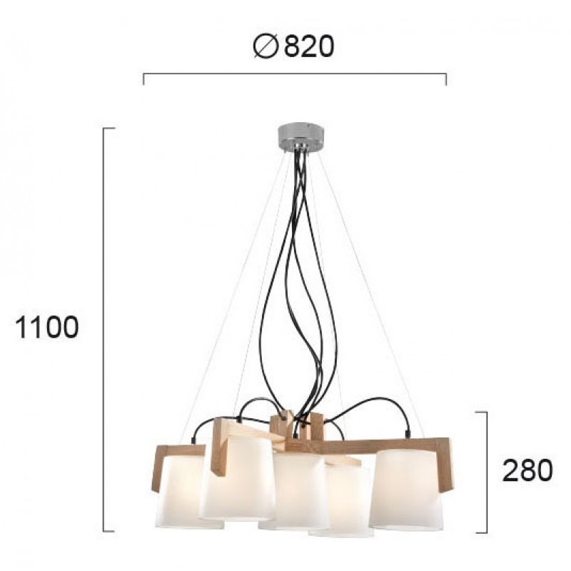 Viokef Mondo 3081300 Κρεμαστό Πολύφωτο