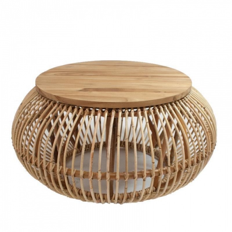 ΤΡΑΠΕΖΑΚΙ ΣΑΛΟΝΙΟΥ ΗΙΒΙSCUS D80  - Μήκος: 82 cm, Πλάτος: 82 cm, Ύψος: 42 cm