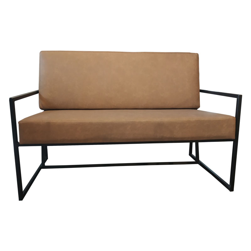 Καναπές 120X60  με μεταλλική βάση και μαξιλάρια – AM 28