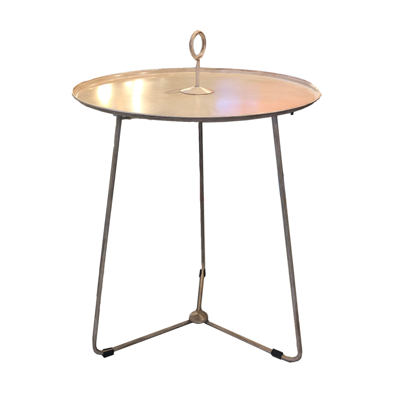 Μεταλλικό τραπέζι  ηλεκτροστατικής βαφής Φ60 x 45 υψος - Just el  FS 731