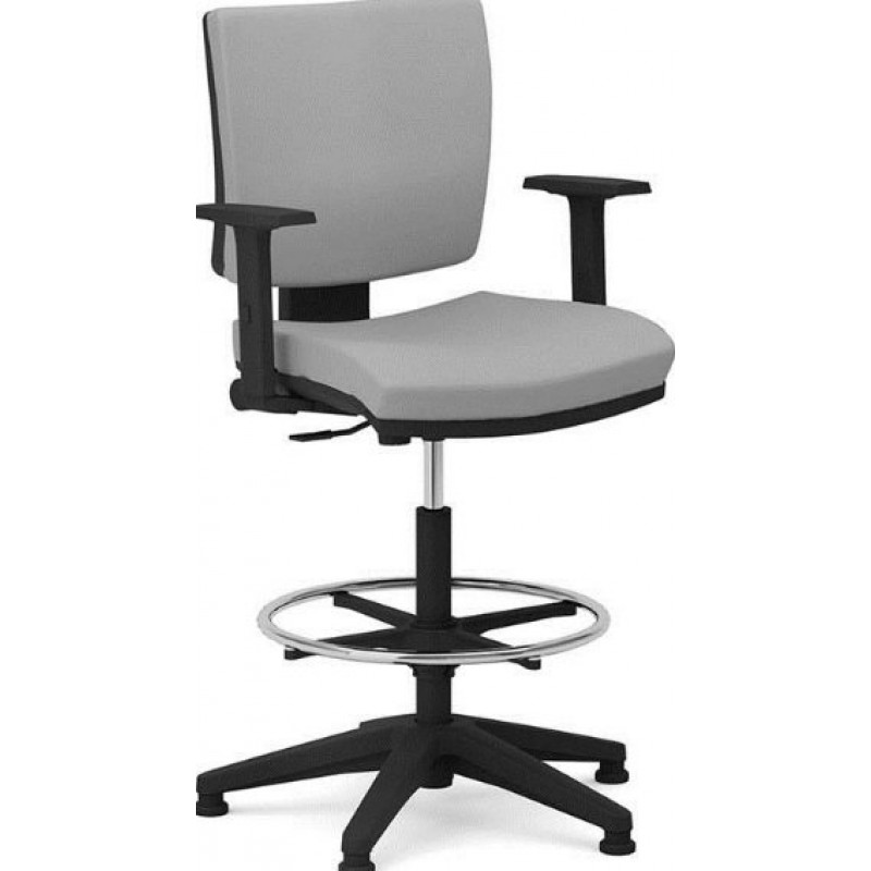 THEMIS CINQUE TELLER  Καρέκλα γραφείου -Σχεδιαστηρίου  με μπράτσα  ανατομική πλάτη (Δυνατότητα επιλογής ταπετσαρίας )