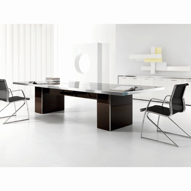 Σύγχρονο γραφείο συνεδριάσεως από μελαμίνη  LABEL  250cm x 110 cm x 75  cm