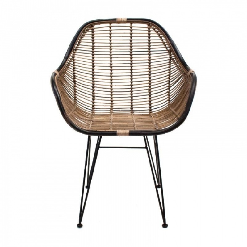 ΠΟΛΥΘΡΟΝΑ FΑLLΟΝ ΜΕΤΑΛΛΟ RΑΤΤΑΝ  Μήκος: 65 cm, Πλάτος: 55 cm, Ύψος: 91.5 cm