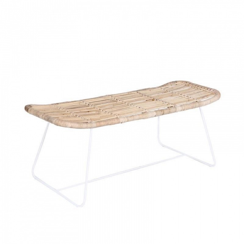 ΠΑΓΚΑΚΙ RΑΤΤΑΝ ΤΕΜΡLΕ  	 Μήκος: 44 cm, Πλάτος: 120 cm, Ύψος: 47 cm