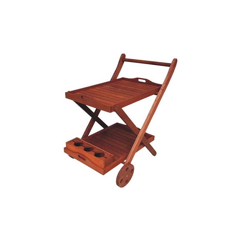 Τρόλεϊ σερβιρίσματος  5273 G  διαστάσεις 085*054*085cm