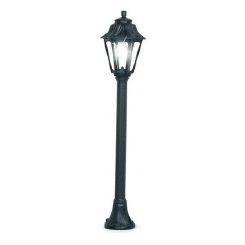 Φωτιστικό Εξωτερικού Χώρου Δαπέδου - Κολωνάκι E27 Μαύρο Mizar E22.151.AXF1L Fumagalli