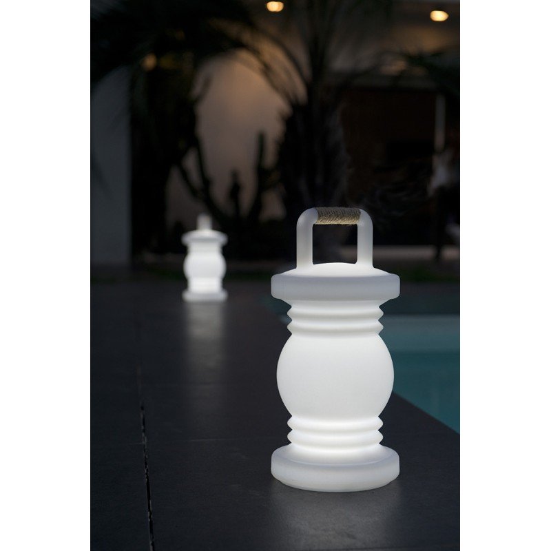 Lumisky Saily Φωτιζόμενο αδιάβροχο ασύρματο Led με μπαταρία σε λευκό χρώμα Φωτεινότητα: 200 Lumen, 1Watt, 5Volt