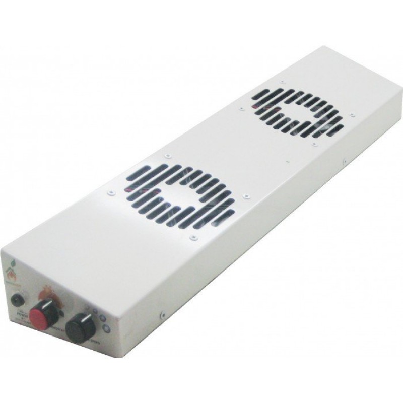 ECO RAD AMP 1 Αερόθερμος ενισχυτής καλοριφέρ  Υ. 4.5 - 8 cm, Μ. 56 cm, Π. 13.5 cm -2 Μοτέρ 3 ταχυτήτων