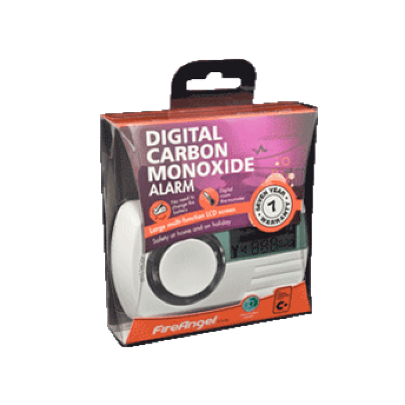 Fire Angel CO9-D Ανιχνευτής Μονοξειδίου του Άνθρακα στον χώρο με ηχητικό συναγερμό  85 dB - Εύρος 10 έως 999 ppm