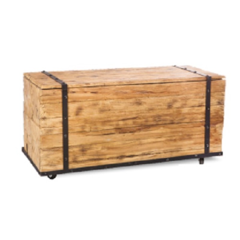 Τραπέζι-μπαούλο με σίδερο και ρόδες  105X45X22 ( T-322)