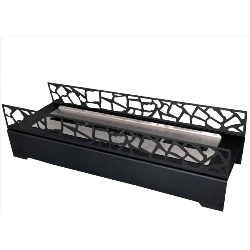 Ecohot bio rock 50 - Τζάκι βιοαιθανόλης ένθετο για μετατροπή παραδοσιακού τζακιού - 50*22*Υ.17,5 cm /Θερμαντική Ικανότητα: 25 τ.μ.