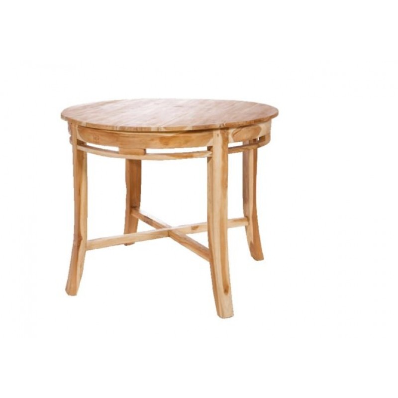Τραπέζι φαγητού  από ρίζα teak Φ90Χ75  ( Z-15)