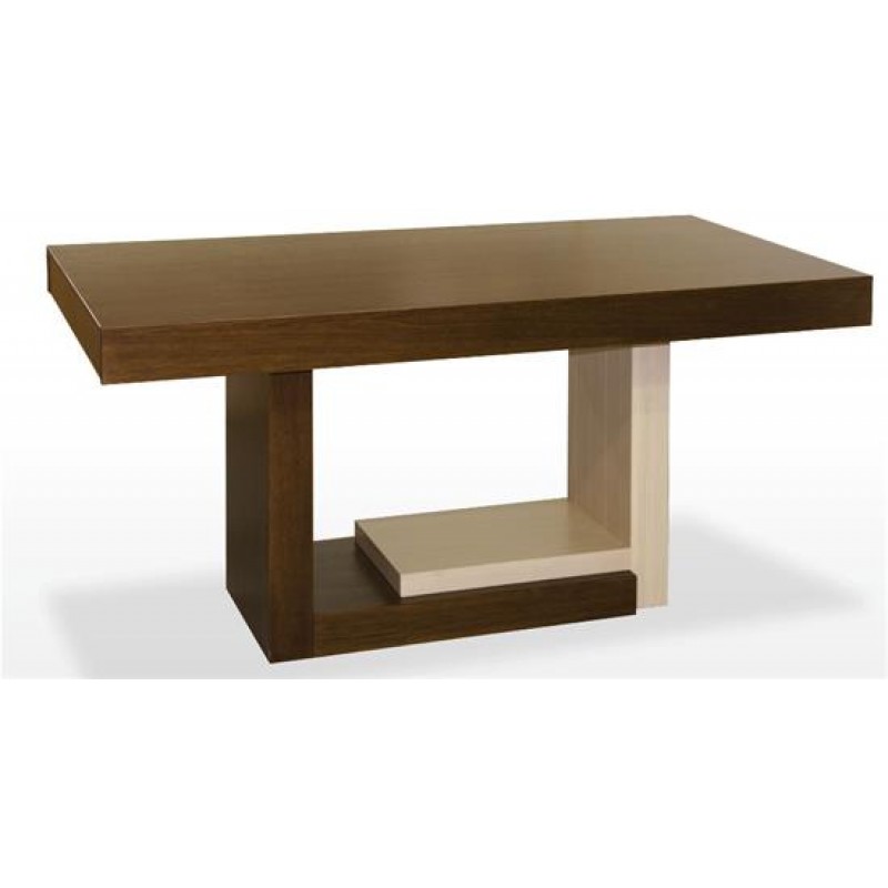 Biotrap Τραπέζι Τραπεζαρίας Επεκτεινόμενο 313 Καρυδί 160(45+45)*90*78 cm