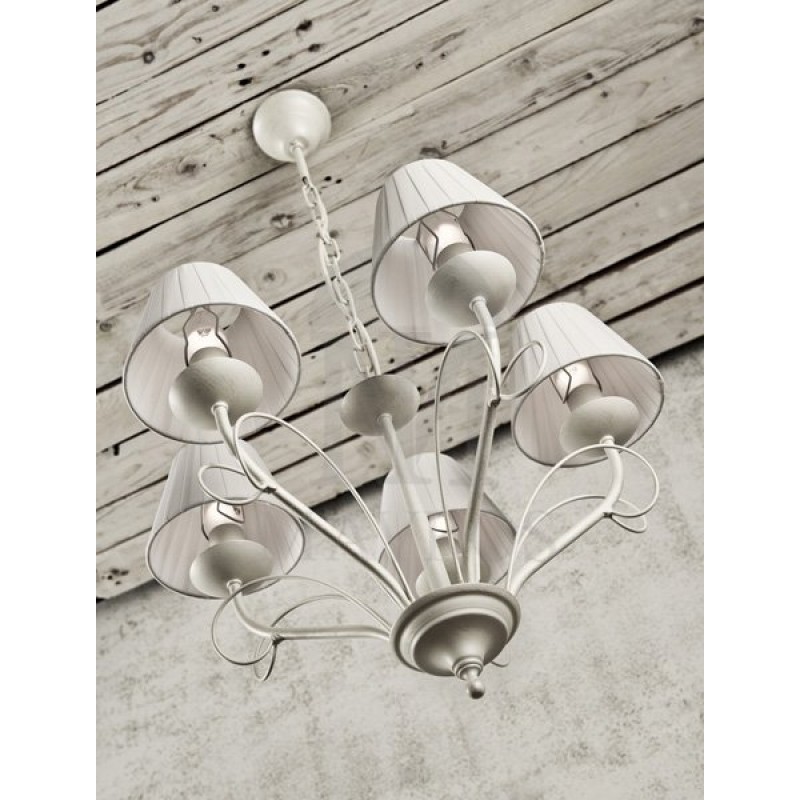 5φωτο ρουστίκ φωτιστικό | ΣΑΝΤΟΡΙΝΗ 5019/5