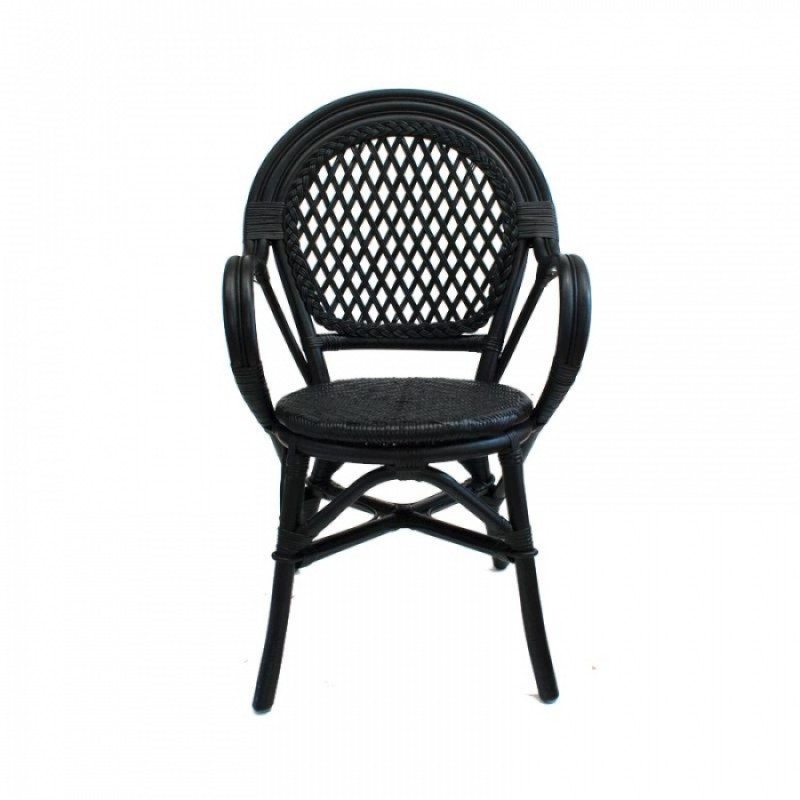 ΠΟΛΥΘΡΟΝΑ ΑSΜΑRΑ ΜΑΥΡΟ   Μήκος: 57 cm, Πλάτος: 58.5 cm, Ύψος: 93.5 cm