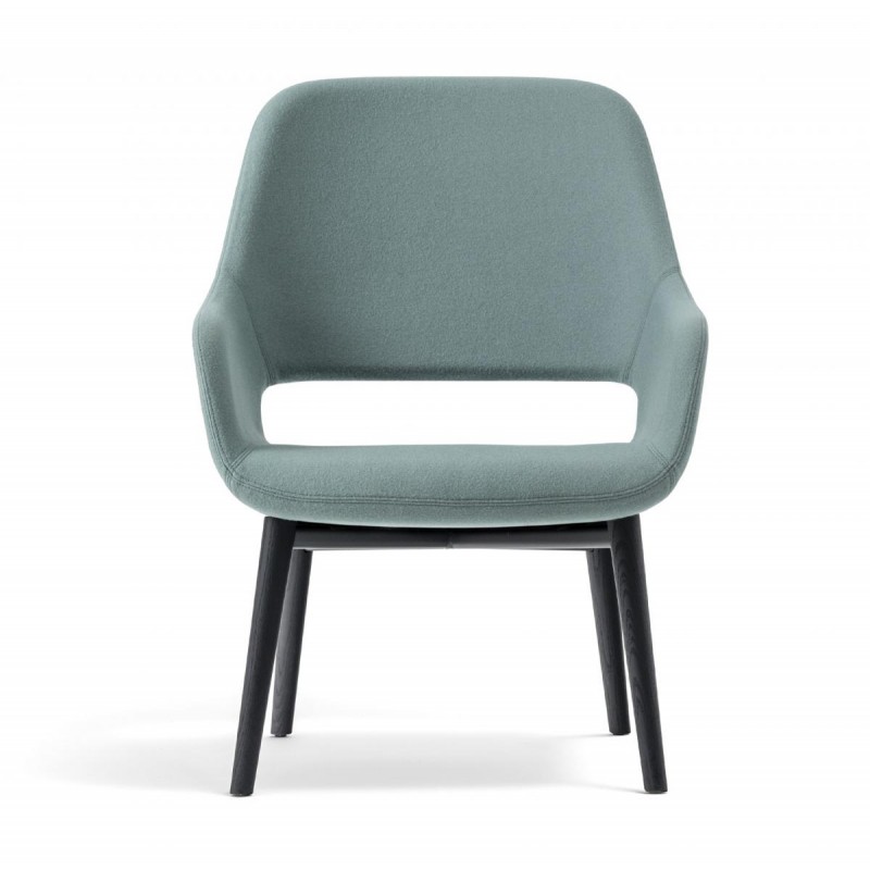 Pedral  Babila comfort 2759 - Πολυθρόνα με επένδυση υφάσματος  και ξυλινα πόδια ( δυνατότητα επιλογής χρωμάτων)