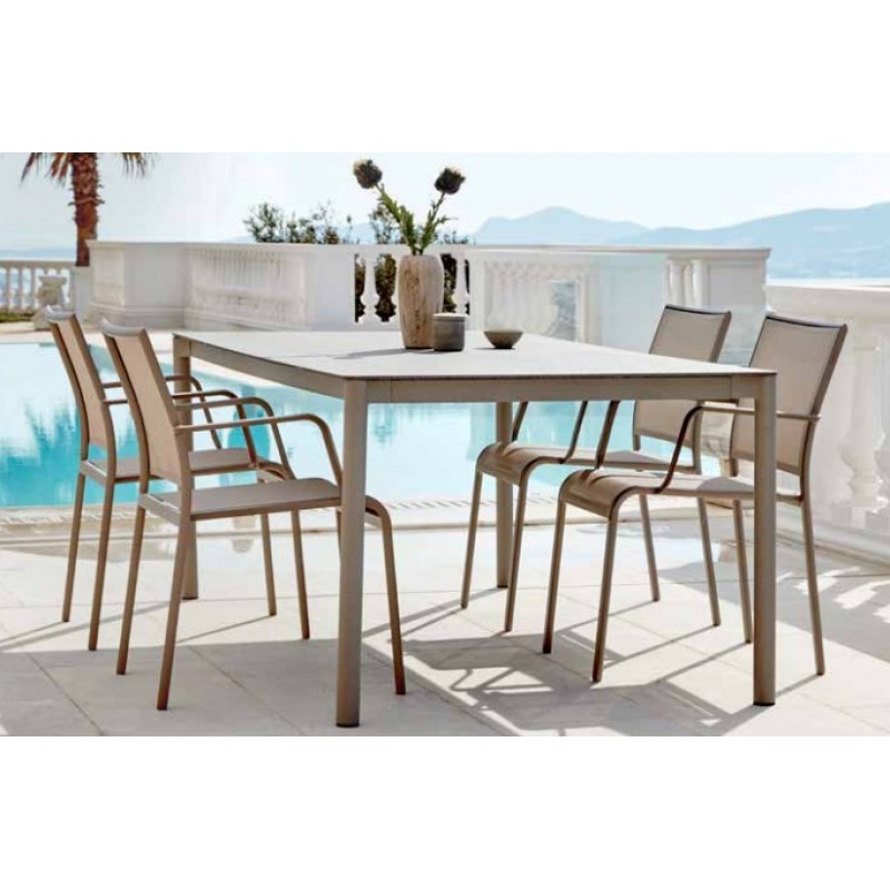 Καρέκλα Αλουμινίου - Hasselt  10895 Dining chair  (58x60x84,5)