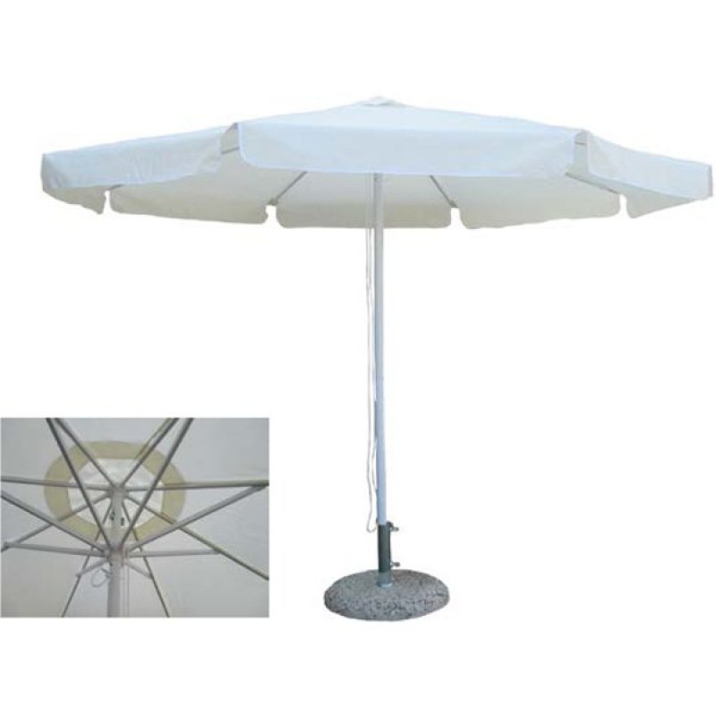 BLIUMIS  5147 G  Ομπρέλα  Ø 250 cm στρόγγυλη με αεραγωγό και βολαν -Ιστός Ø 38/38