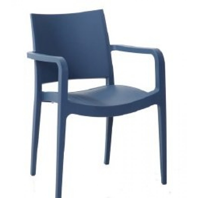 SPECTO XL Πολυθρόνα στοιβαζόμενη, πολυπροπυλενίου ενισχυμένη με fiberglass μπλε