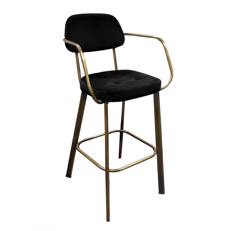 TS-427 - Μεταλλικό Σκαμπό 427P με τεχνόδερμα η ύφασμα. 60x54x107cm