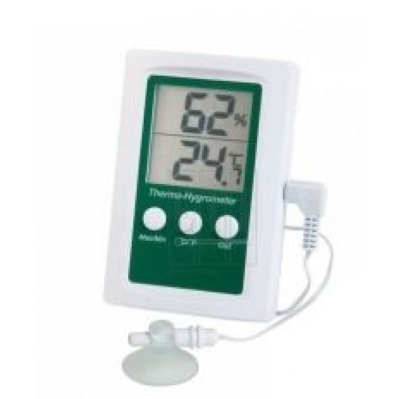 810-155 Υγρασιόμετρο με ενδείξεις μεγίστου-ελαχίστου & ένδειξη εξωτερικής θερμοκρασίας