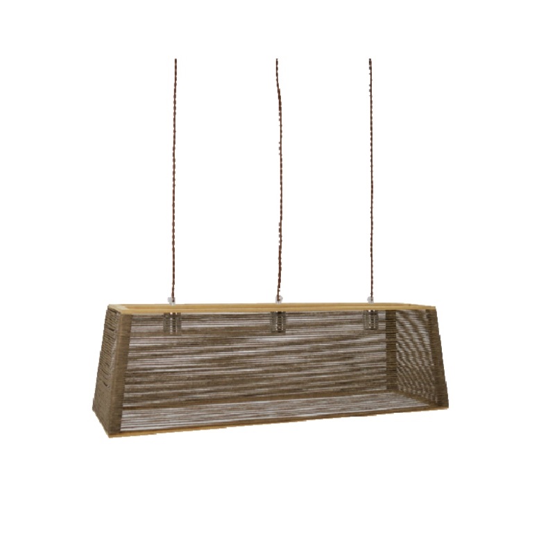 Gallis Wood Tetragon Mega III 0990040403  - Φωτιστικό κρεμαστό ράγα