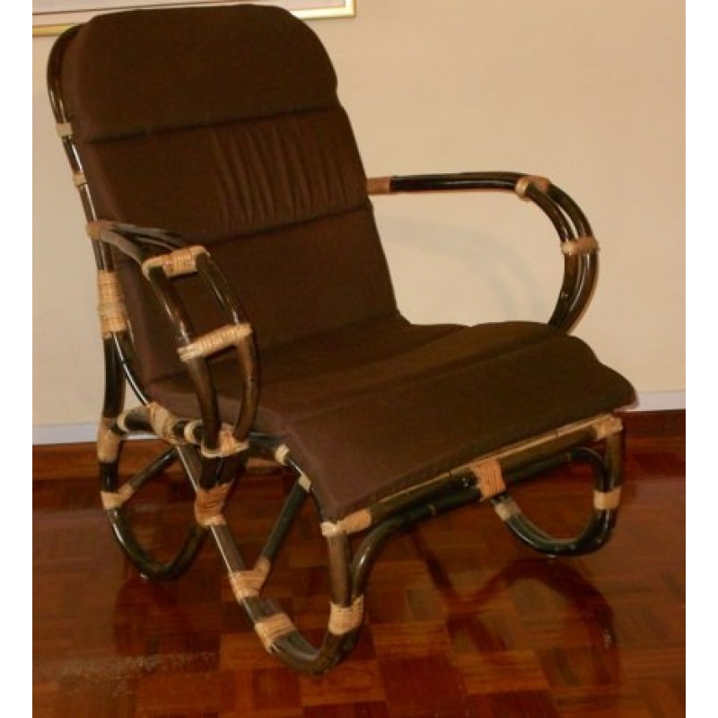 INDONISIA VERONICA  - Πολυθρόνα bamboo – rattan lounge - back to the 70s