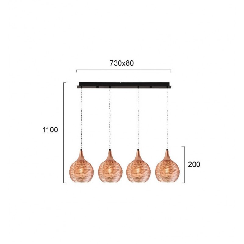 Viokef Fiona 3089400 Κρεμαστό Πολύφωτο