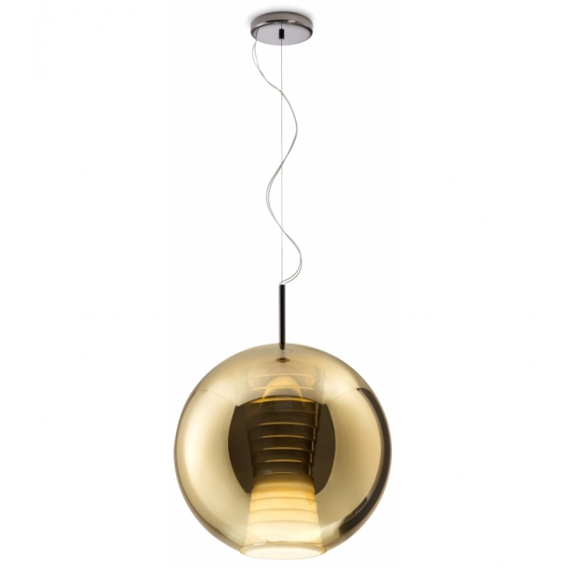 Beluga Royal D57 A53  Fabbian Suspension Lamp  Φ 30 Χ 40Η