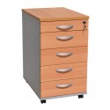 Kom Drawer 4 - Συρταριέρα γραφείου 4 συρτάρια Y78.5 X Π42 Χ Β58εκ Kom Drawer 4 - Συρταριέρα γραφείου 4 συρτάρια Y78.5 X Π42 Χ Β58εκ