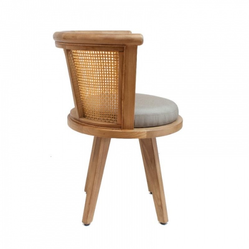 ΠΟΛΥΘΡΟΝΑ WUΧΙ ΦΥΣΙΚΟ ΤΕΑΚ / ΥΦΑΣΜΑ Μήκος: 49 cm, Πλάτος: 55 cm, Ύψος: 72 cm