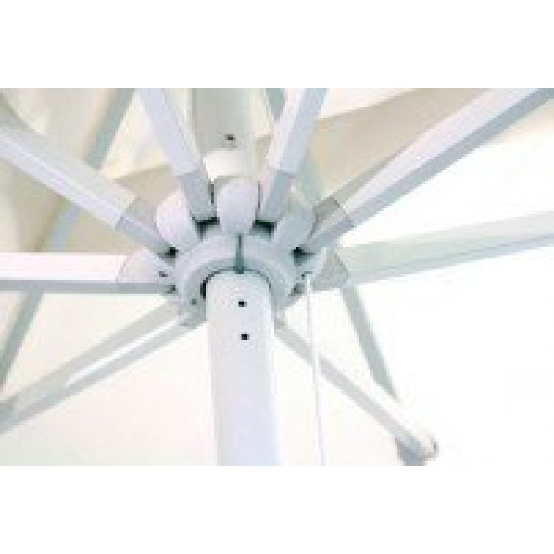 ELECTRIK OM 6  Επαγγελματική Ομπρέλα αλουμινίου 3Χ3 με διπλό μηχανισμό ράουλο - ύφασμα πολυεστερικό αδιάβροχο 350 gr