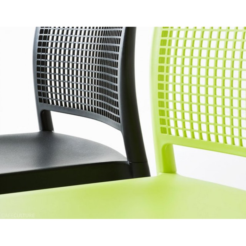 Gaber Panama cod 240/ A  Kαρέκλα από τεχνοπολυμέριο λευκό  55x57x83(46) 