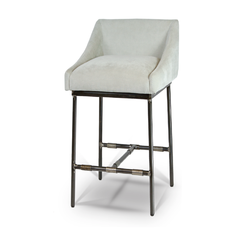 MS 63  Σκαμπό μπαρ μεταλλικό Υ: 79 Β: 46 Μ: 49