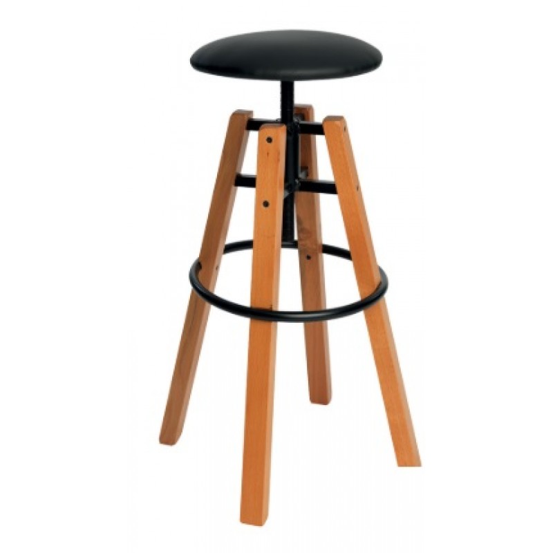 Tsoun ΑΤΕΡΜΟΝ - Σκαμπο μπαρ με βιδα