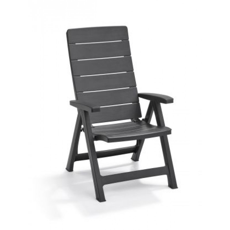 Brasilia Graphite 20119260 - Πολυθρόνα πτυσσόμενη ,ρυθμιζόμενη 4 θέσεων