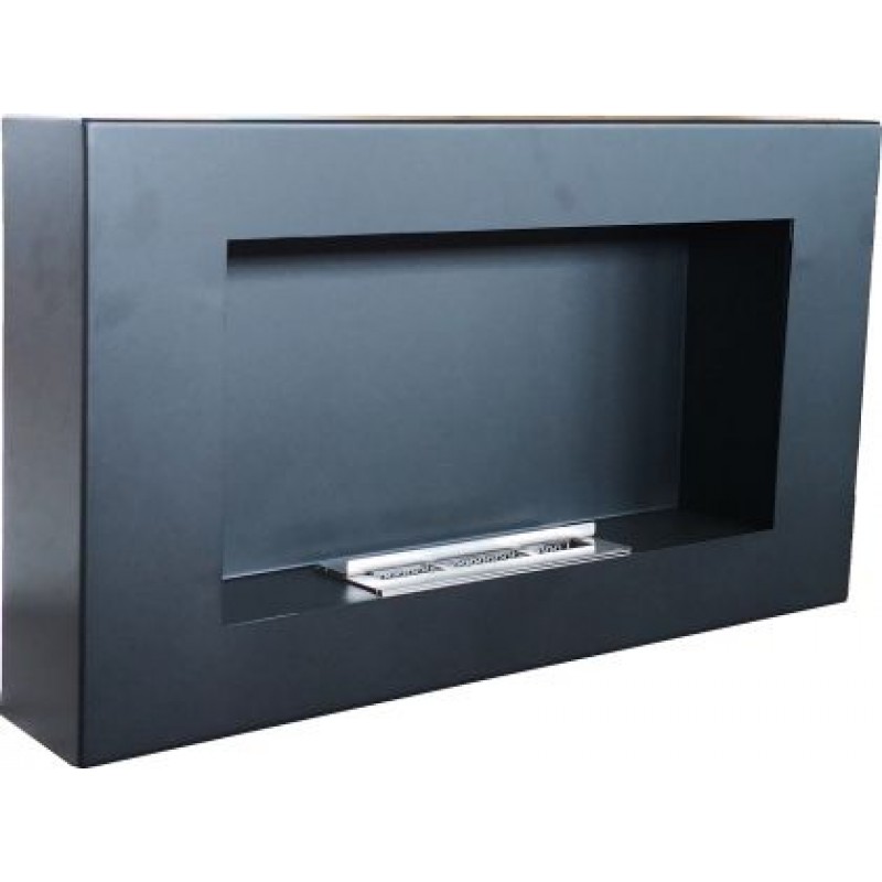 EcoHot Βio Comfort 02 Επιτοίχιο Τζάκι Βιοαιθανόλης Εσωτερικού Χώρου Μαύρο 