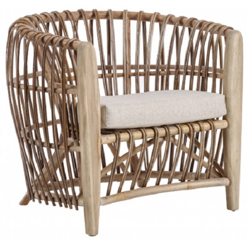 Πολυθρόνα σαλονιού EGGS  Κωδικός: BAB 307  Μήκος: 85cm Πλάτος: 72cm Ύψος: 73cm