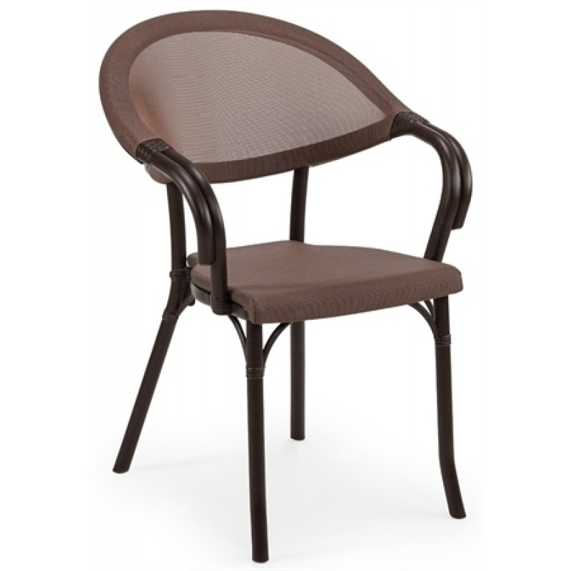 Πολυθρόνα 43x57x83(44) Tilia Flash-Ν Καφέ-Καφέ