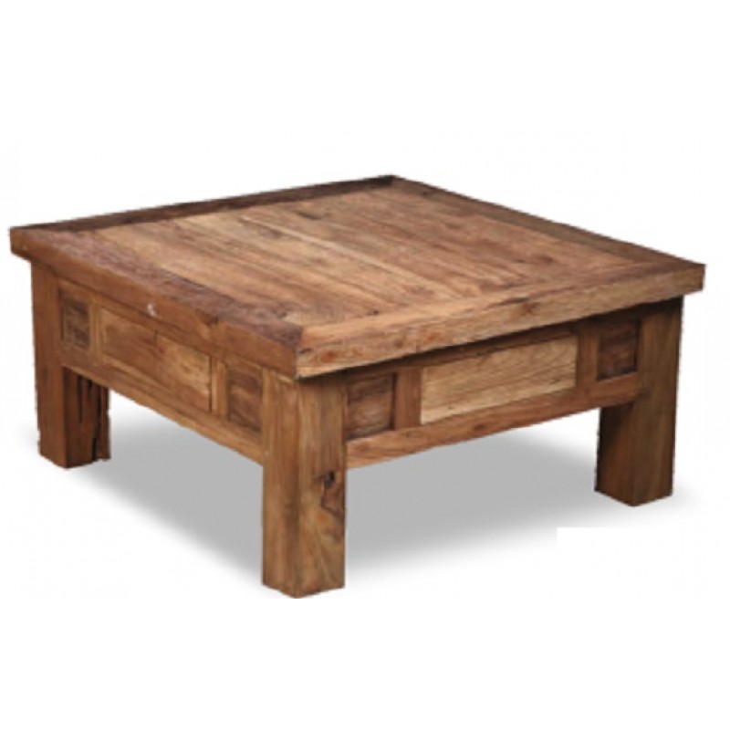 D-14  Τραπέζι σαλονιού 90x90x45 (Υλικό μασίφ ξύλο)