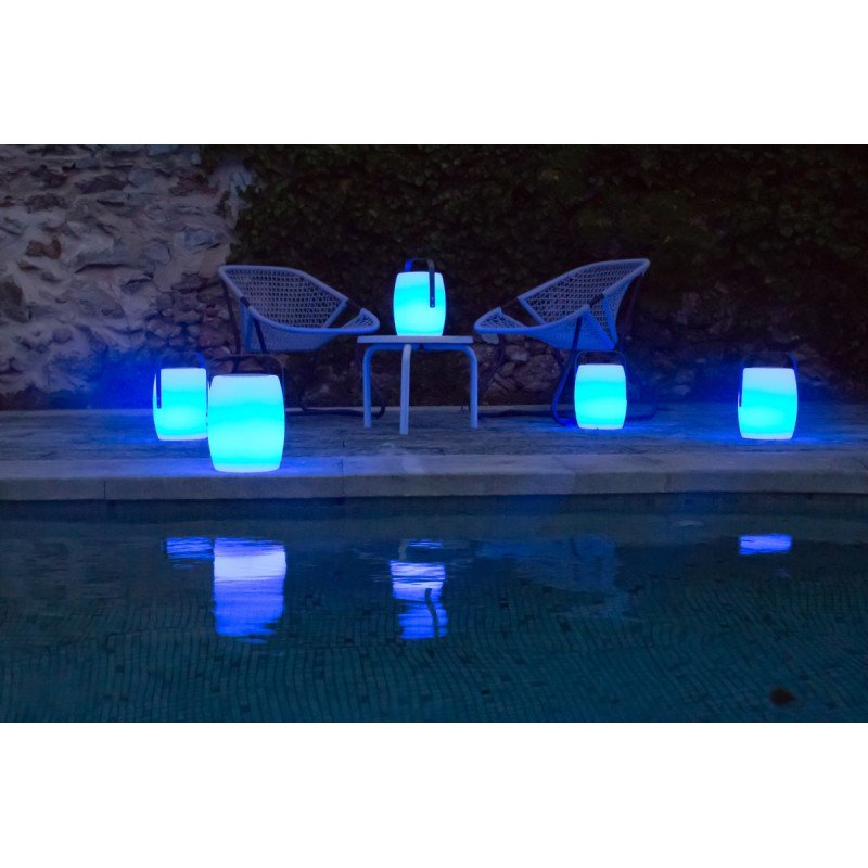 Lumisky Lucy Play C30 αδιάβροχο φωτιζόμενο ασύρματο RGB LED με ηχείο - Διαστάσεις: 21x21x30cm