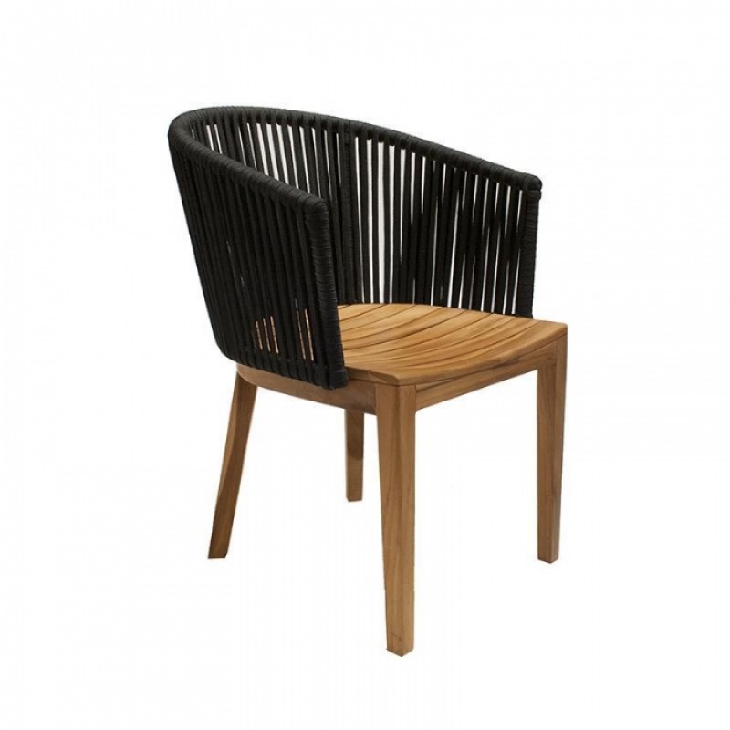 ΠΟΛΥΘΡΟΝΑ BELLE ΤΕΑΚ ΚΑΜΠΥΛΗ ΕΔΡΑ Μήκος: 53 cm, Πλάτος: 62 cm, Ύψος: 78 cm