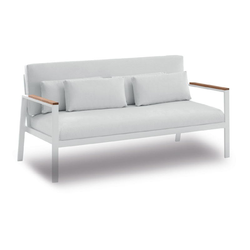 AM 27  Μεταλλικός καναπές αλουμινίου H 75 - D 65 - L 123