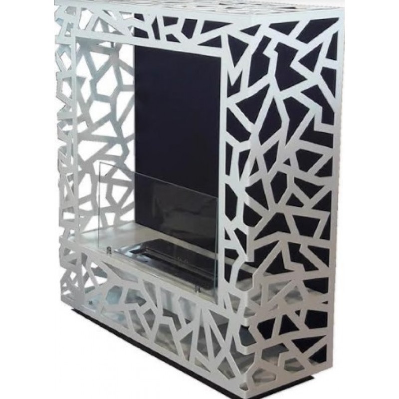 Τζάκι Βιοαιθανόλης επιδαπέδιο  BIO CUBE 02 RC - Π.30 Φ Μ.80 Φ Τ.94