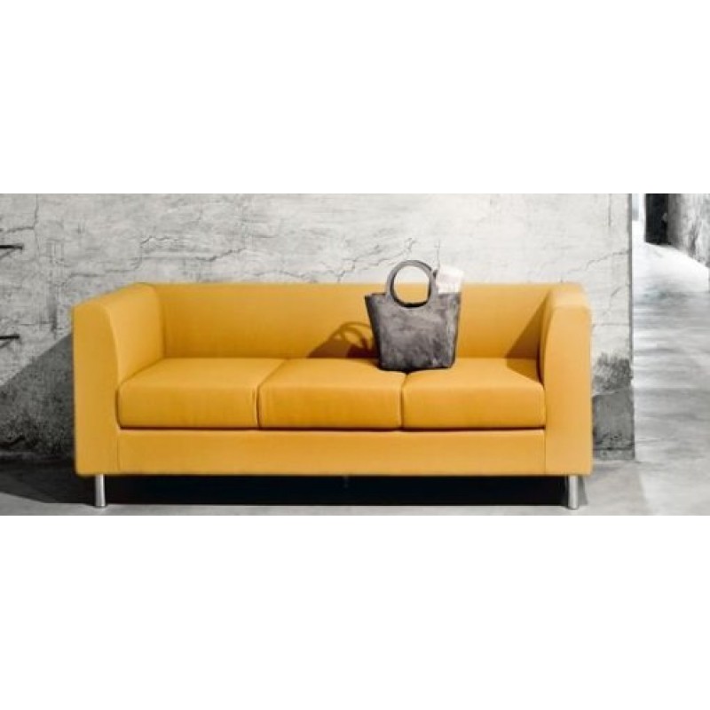 Thesis Dom 39535  Καναπές Tριθέσιος 185 x65  , ιδανικός για γραφεία - ιατρεία κτλ. - δυνατότητα επιλογής  χρωμάτων - δερματίνη ή ύφασμα